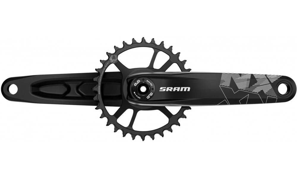 Vändad SRAM NX Eagle Fat Bike 4" DUB 1x12-speed 30T 