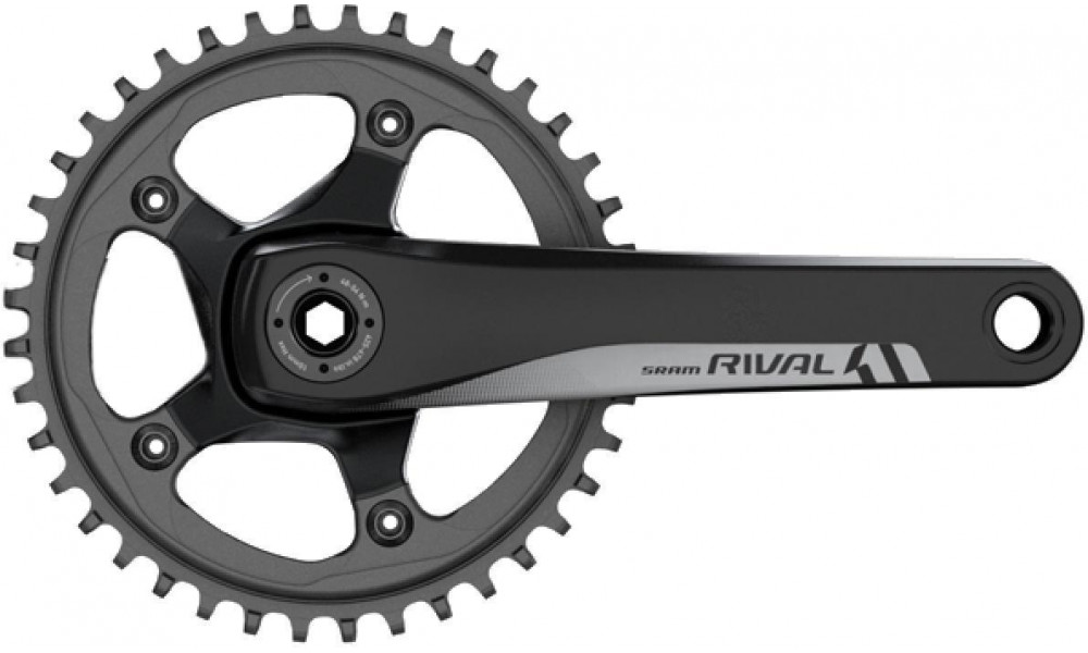 Vändad SRAM Rival 1 GXP 42T 