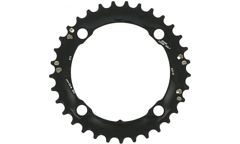 Hammasratas SRAM MTB 104mm alu 3x10-speed 33T black 