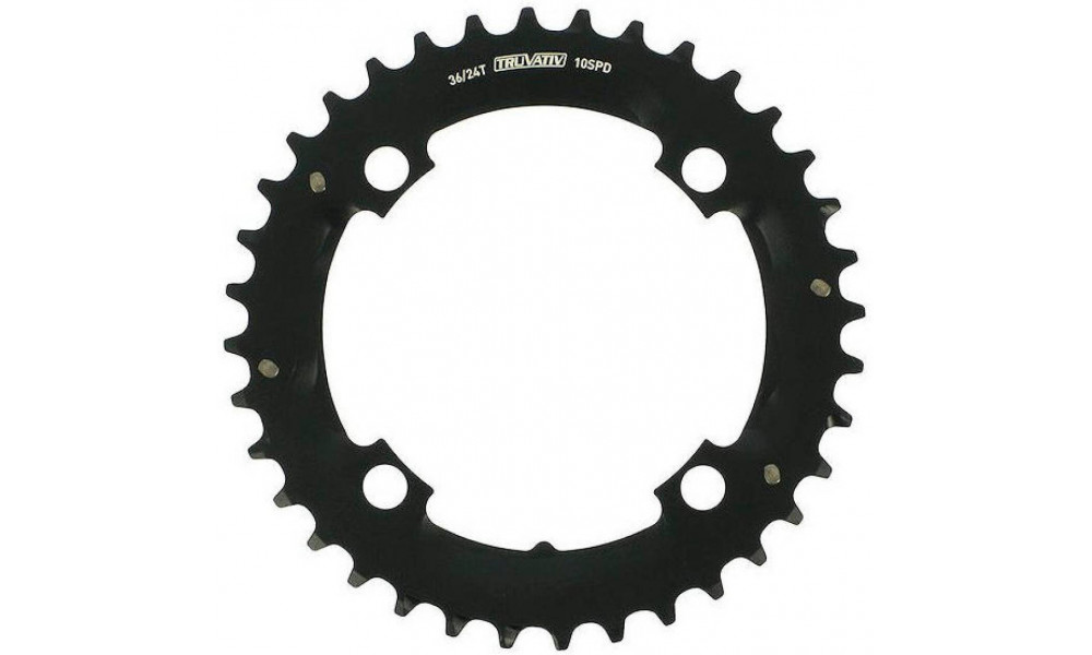 Hammasratas SRAM MTB 104mm alu 2x10-speed without pin 36T black 