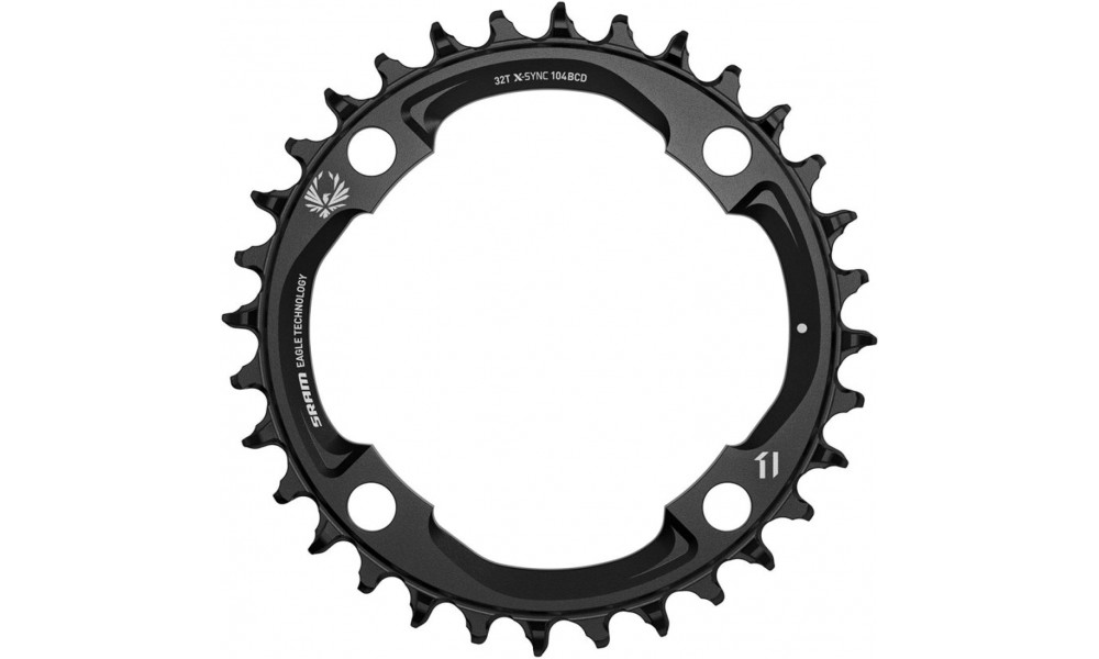 Hammasratas SRAM Eagle X-Sync2 104mm alu 32T black 