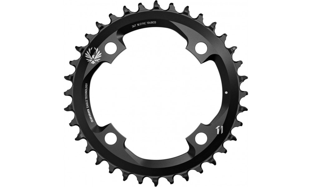 Hammasratas SRAM Eagle X-Sync2 104mm alu 36T black 