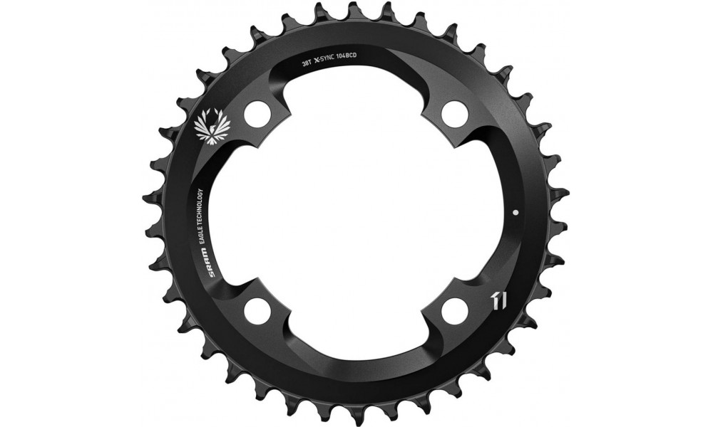 Hammasratas SRAM Eagle X-Sync2 104mm alu 38T black 