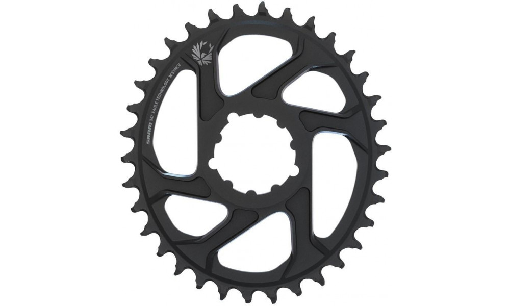 Hammasratas SRAM Eagle X-Sync2 Direct Mount alu Oval 6mm offset 34T black 