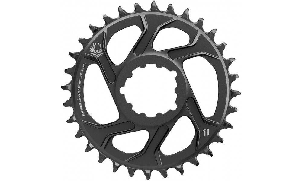 Hammasratas SRAM Eagle X-Sync2 Direct Mount alu 6mm offset 30T lunar grey 