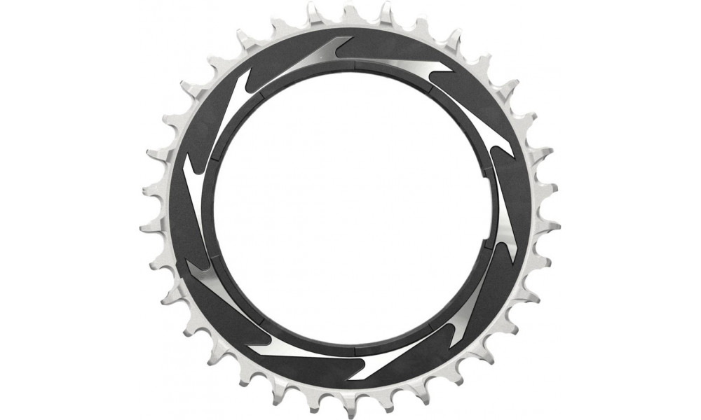 Hammasratas SRAM XX SL Eagle T-Type D1 Thread Mount 3mm offset 34T black-silver 