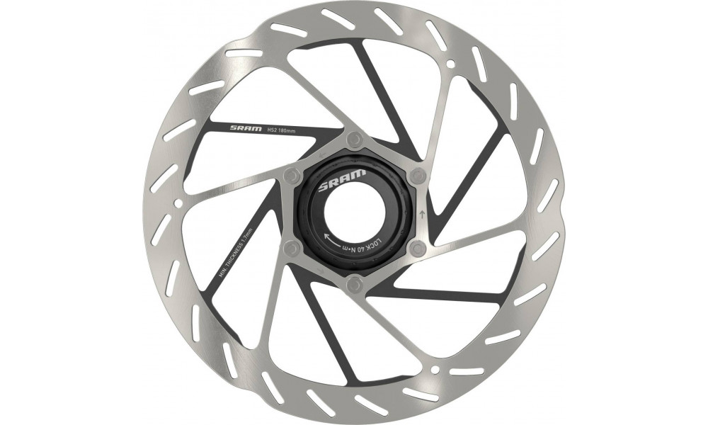 Piduriketas SRAM HS2 Rounded 180mm C-Lock 