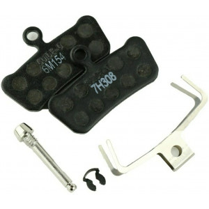 Ketaspiduriklotsid SRAM Trail/Guide/G2 organic with steel backplate