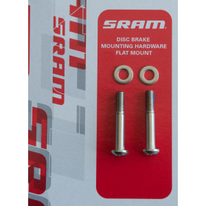 Ketaspidurisadula kinnituspoldid SRAM stainless steel T25 flat mount 27mm (paar)