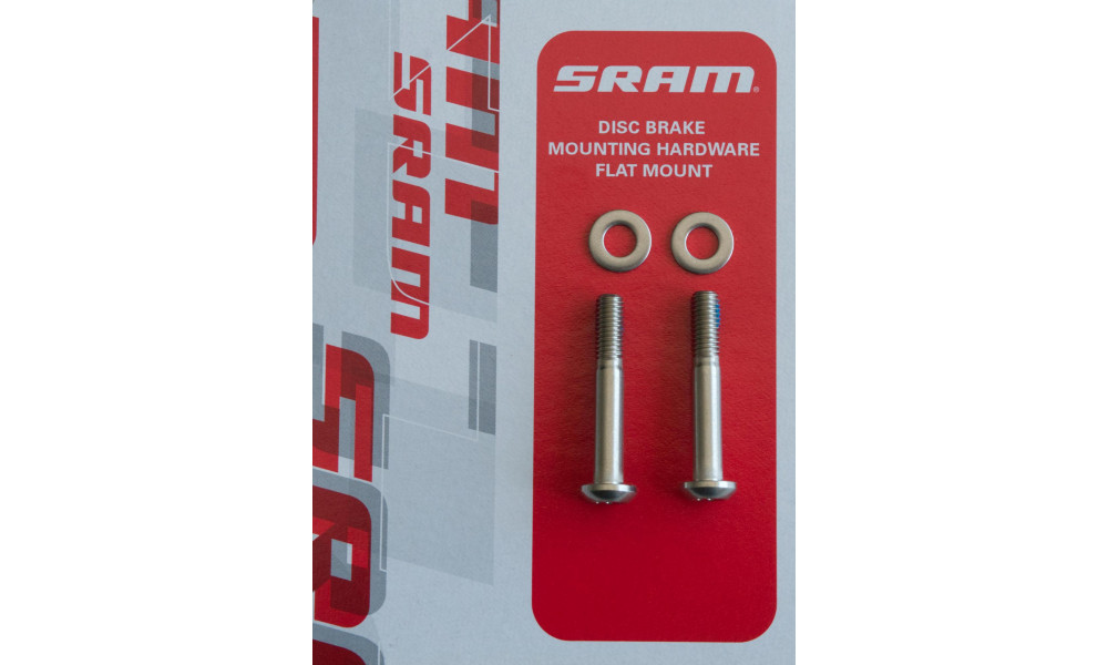 Ketaspidurisadula kinnituspoldid SRAM stainless steel T25 flat mount 32mm (paar) 