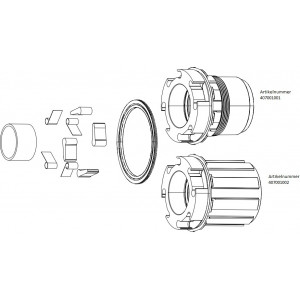 Tirrisüdamik SRAM for 900 XDR 11/12-speed