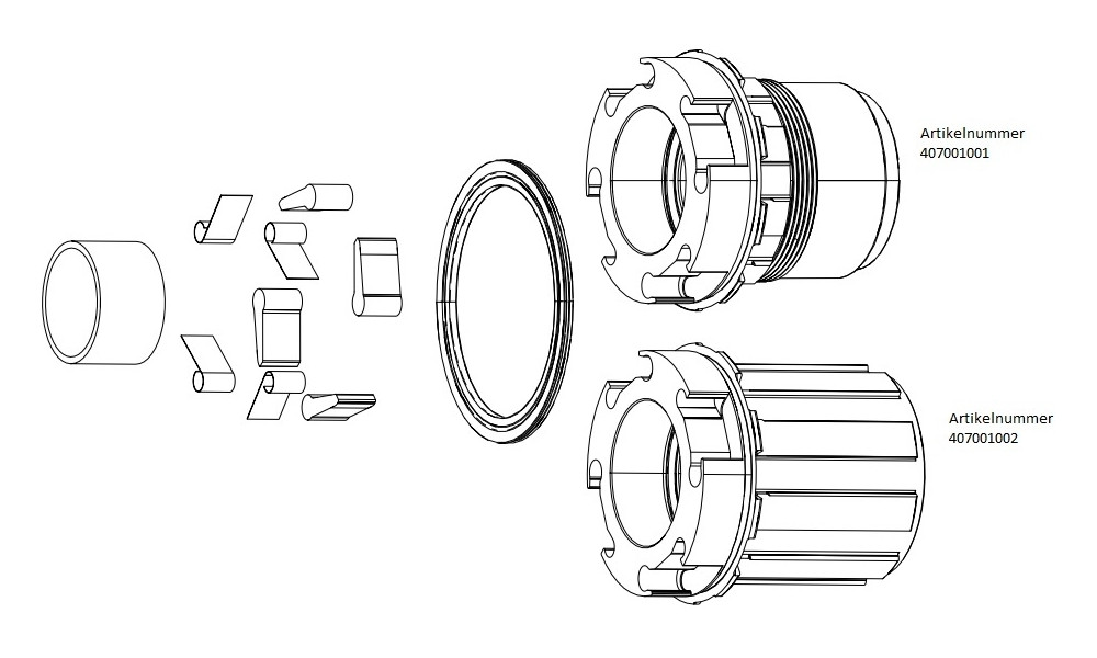 Tirrisüdamik SRAM for 900 XDR 11/12-speed 