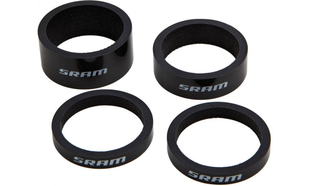 Kaelaseibi komplekt SRAM UD Carbon black logo (5 tk.) 