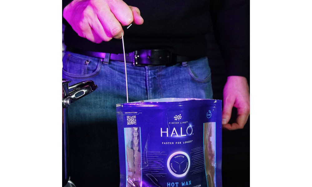 Rattaketi kuumvaha Finish Line HALO Hot Wax 600g - 4