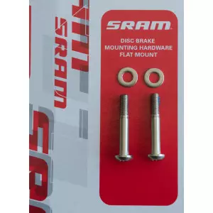 Ketaspidurisadula kinnituspoldid SRAM titanium T25 flat mount 32mm (paar)