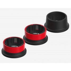 Pedaalide telje lukustusrõngaste komplekt Favero Assioma PRO Red