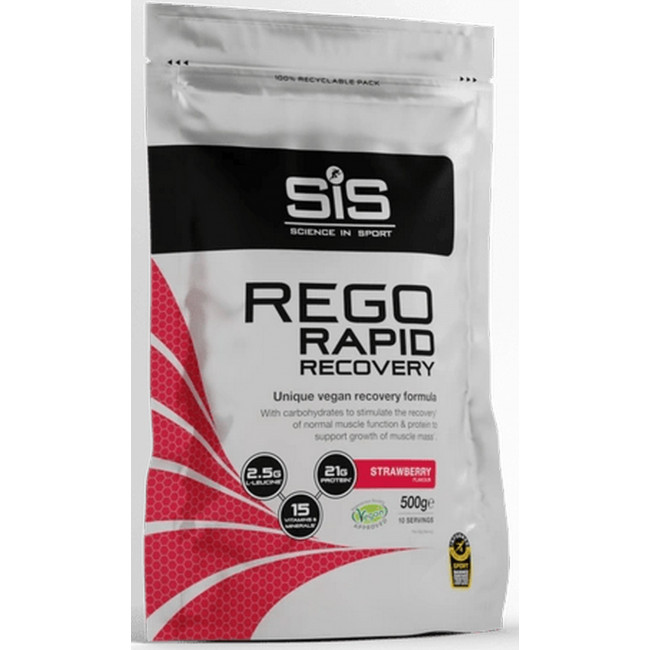 Sporditoidupulber SiS Rego Rapid Recovery Strawberry 500g