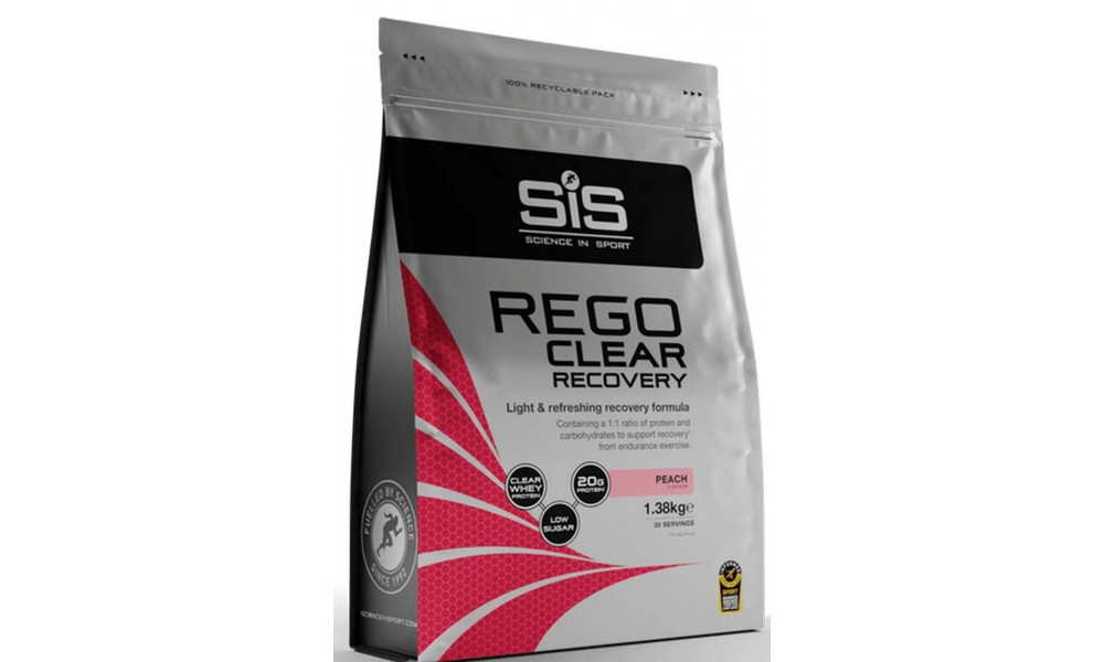 Sporditoidupulber SiS Rego Clear Recovery Peach 1.38kg 