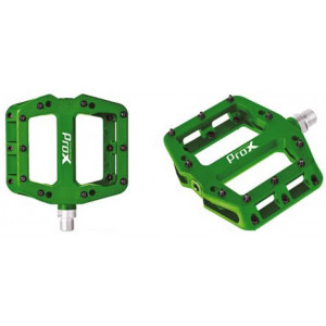 Pedaalid ProX Base Pro 26 plastic Pins axle Cr-Mo green