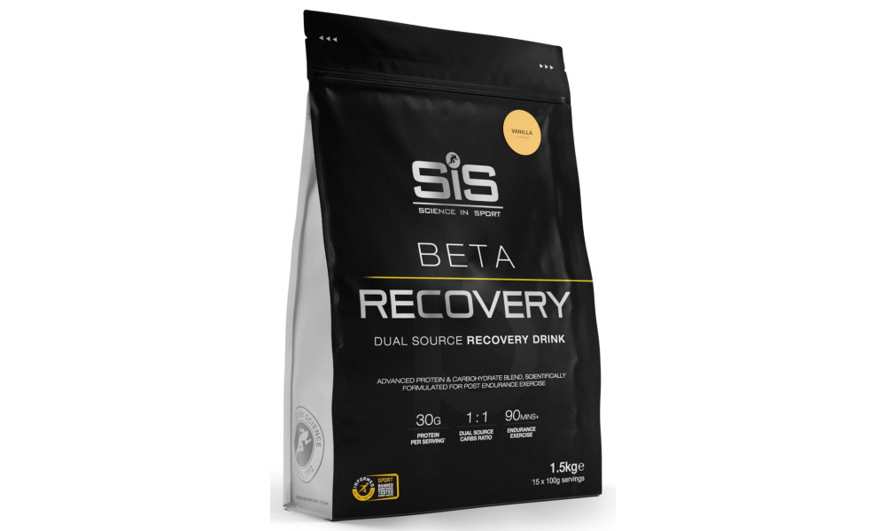 Sporditoidupulber SiS Beta Recovery Vanila 1.5kg 