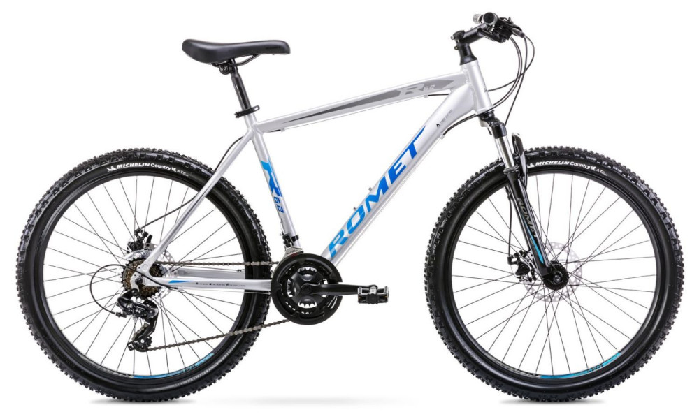 Jalgratas Romet Rambler R6.2 26" 2022 silver-blue 