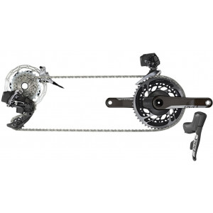 Rühmaülekande osade komplekt SRAM Red eTap AXS 2x12-speed electronic for hydraulic disc brakes flat 6-bolt