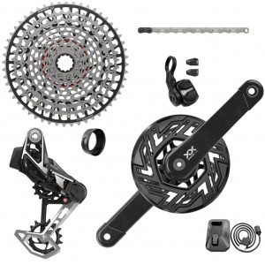 Rühmaülekande osade komplekt SRAM XX Eagle T-Type AXS E-MTB 104BCD 1x12-speed 165mm 36Tx10-52T