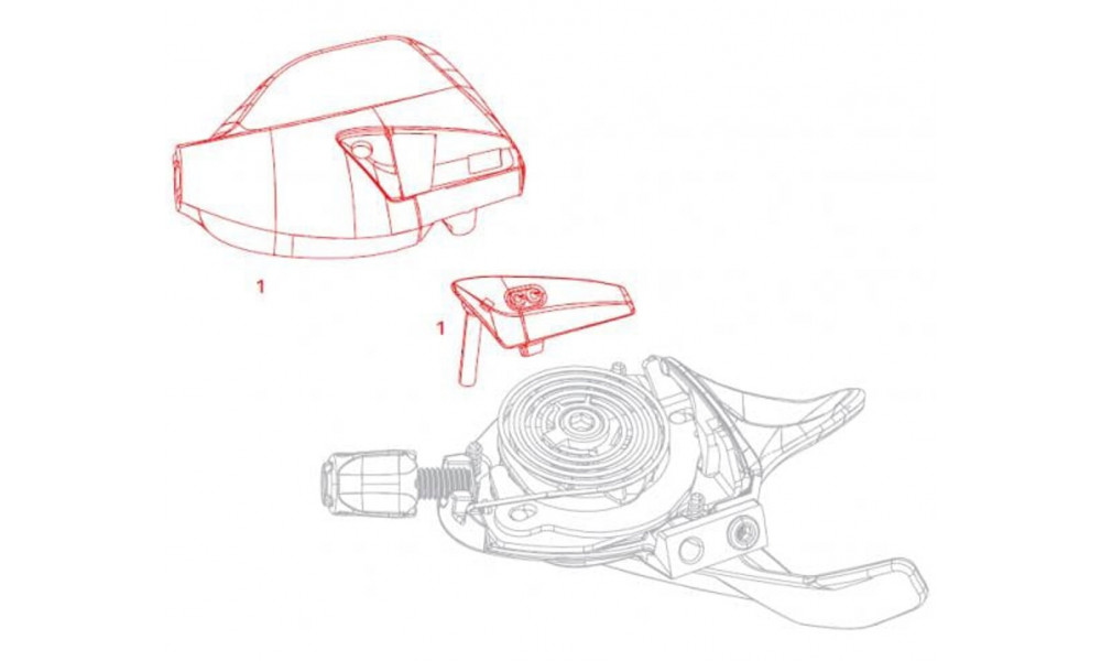 Käiguvahetuslingi hoolduskomplekt SRAM MMX trigger cover for NX Eagle 