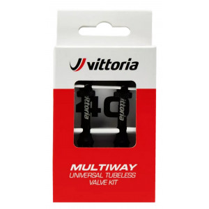 Sisekummita Ventiil Vittoria Multiway alloy black 60mm 2tk.