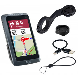 Rattakompuuter SIGMA ROX 12.1 Evo GPS Night grey Basic Set