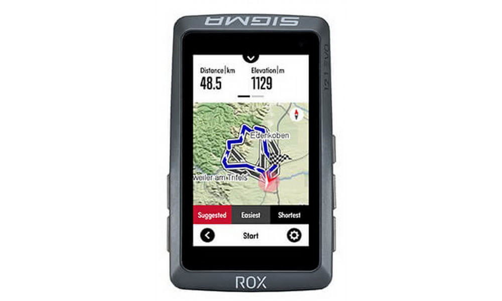 Rattakompuuter SIGMA ROX 12.1 Evo GPS Night grey Basic Set - 7