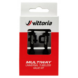 Sisekummita Ventiil Vittoria Multiway alloy black 80mm 2tk.