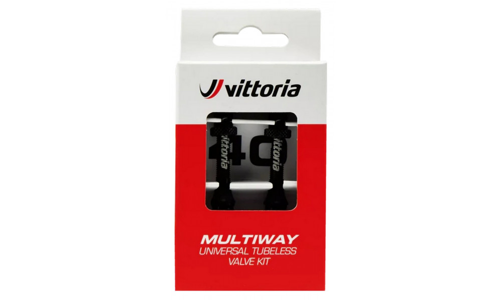 Sisekummita Ventiil Vittoria Multiway alloy black 80mm 2tk. 