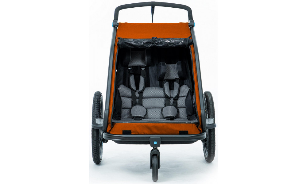 Lastekäru Cube Kids Double CMPT X Actionteam grey'n'orange - 6