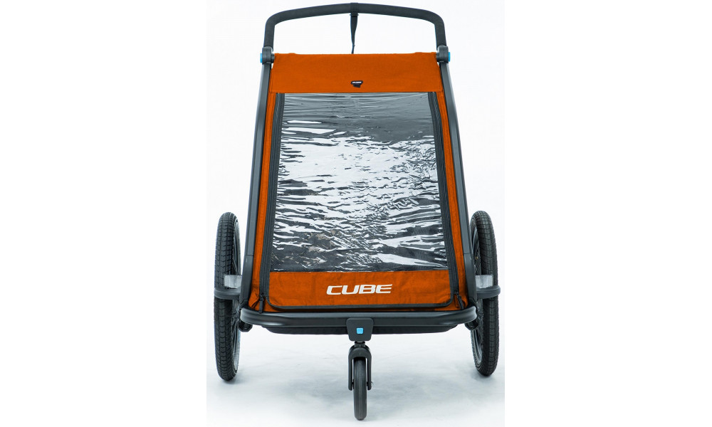 Lastekäru Cube Kids Double CMPT X Actionteam grey'n'orange - 8