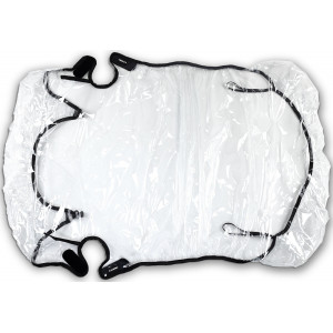 Kaitse vihma eest Cube for Kids Trailer Double CMPT transparent