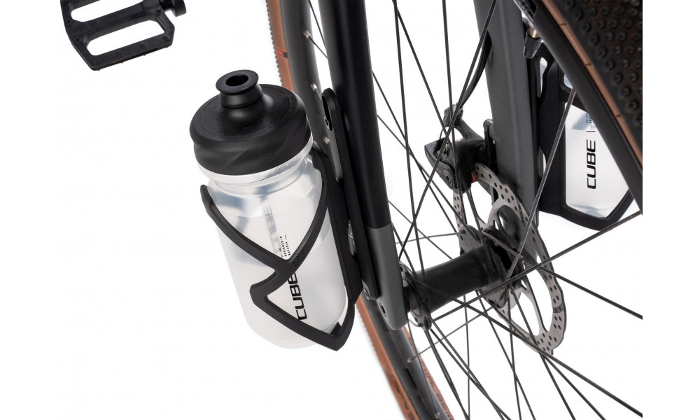 Pudelikorvi adapter ACID for front fork black - 2