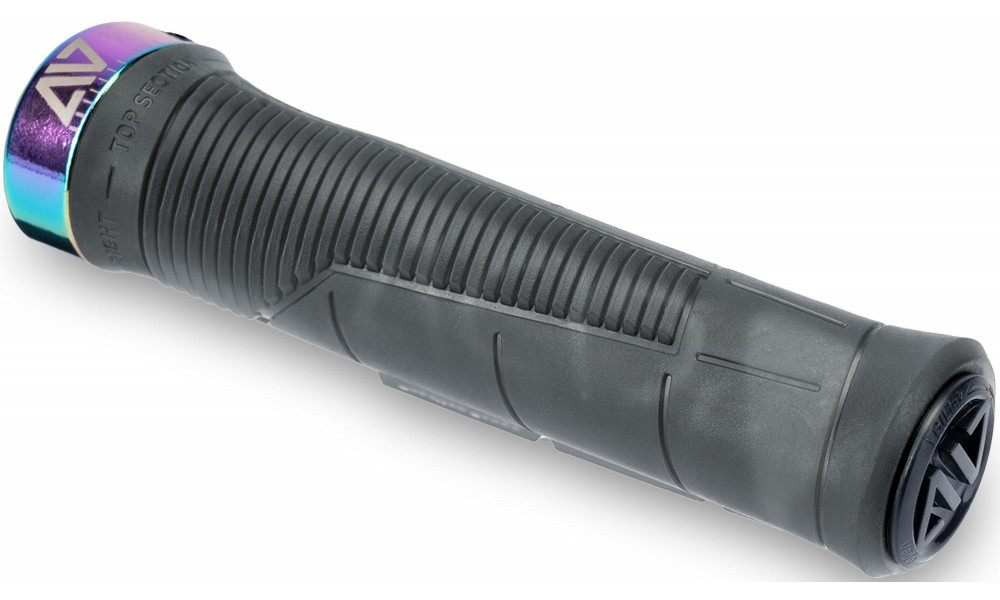 Käepidemed ACID Endure 138mm Lock-on translucent black 'n' oilslick - 2