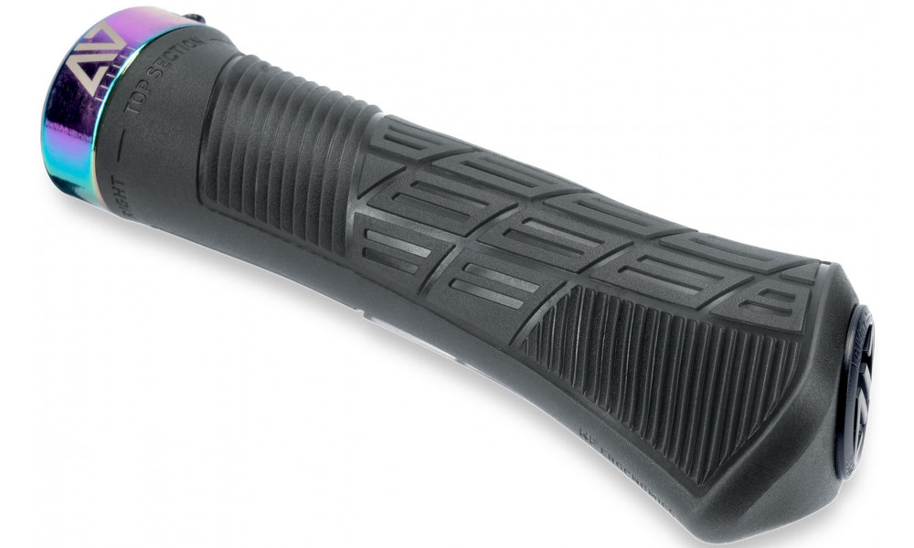 Käepidemed ACID Hybrid Perform 142mm Lock-on translucent black 'n' oilslick - 2