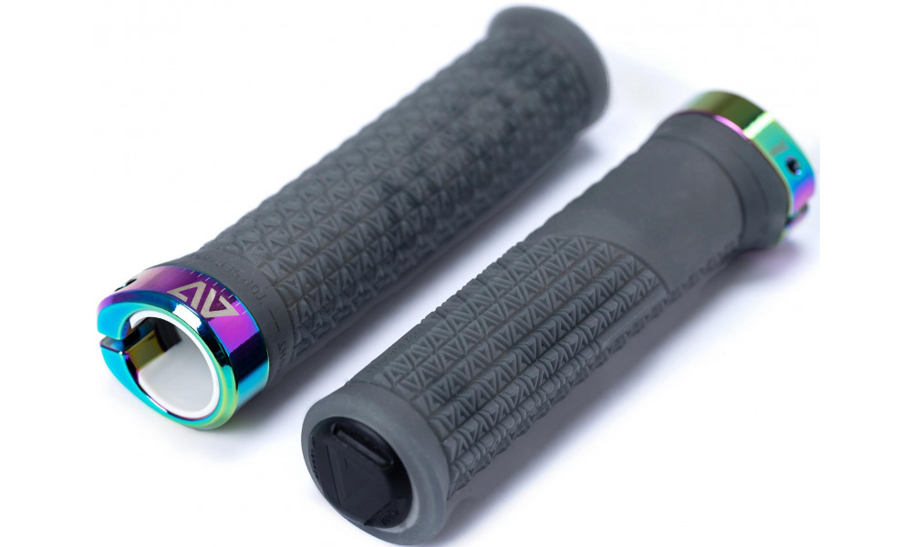 Käepidemed ACID Icon Pro 140mm Lock-on translucent black'n'oilslick - 4