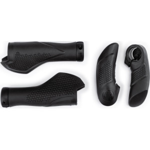 Käepidemed Natural Fit Comfort Lock-on with bar ends black