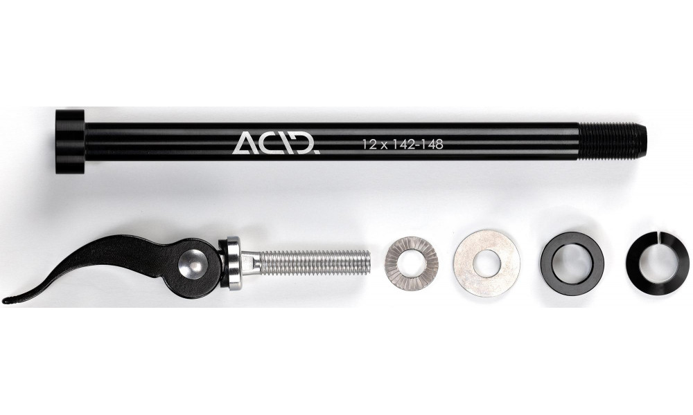 Tagaratta kiirkinnitus ACID adapter for Kids Trailer Boost Thru M12x1.0 142-148mm - 2