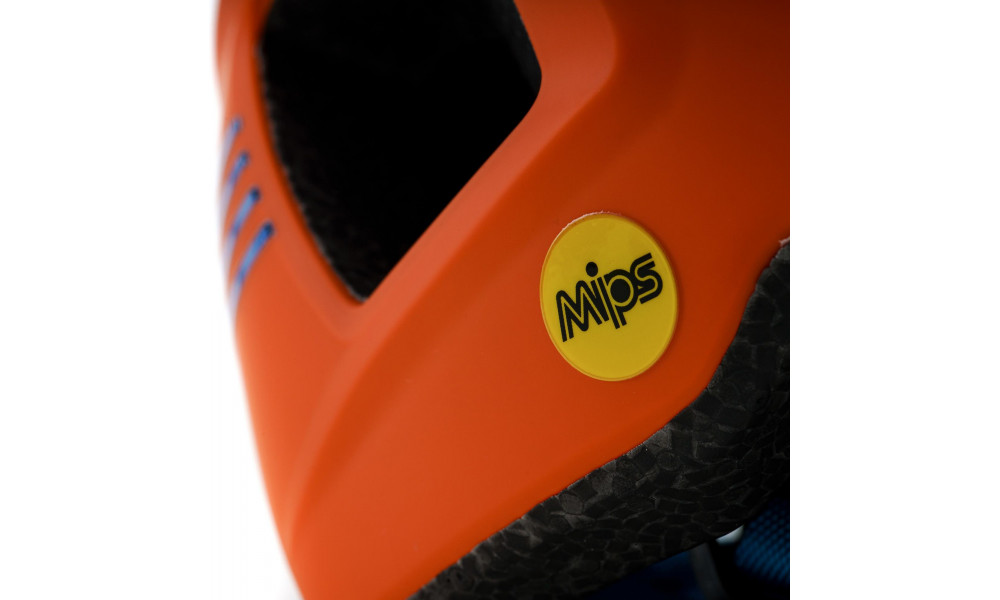 Kiivri Cube LINOK X Actionteam matt orange'n'blue - 4