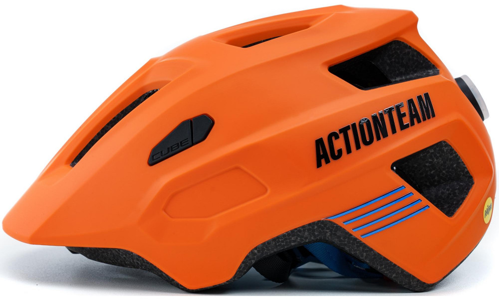 Kiivri Cube LINOK X Actionteam matt orange'n'blue - 5