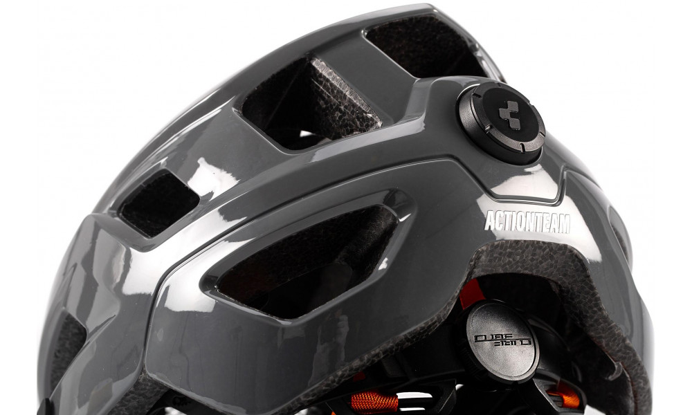 Kiivri Cube STEEP X Actionteam grey'n'orange - 2