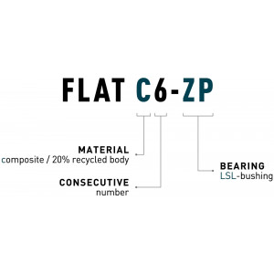 Pedaalid ACID Flat C6-ZP plastic orange