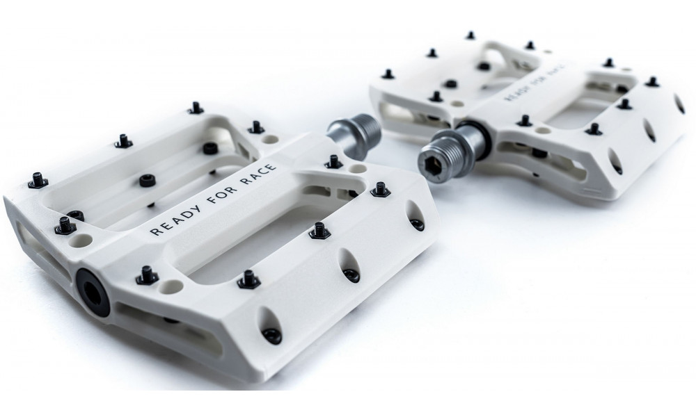Pedaalid RFR Flat ETP plastic white - 1