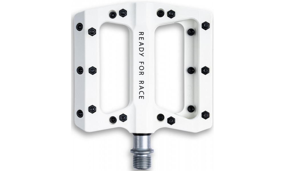 Pedaalid RFR Flat ETP plastic white - 3