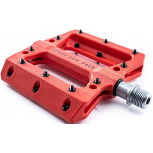 Pedaalid RFR Flat ETP plastic red