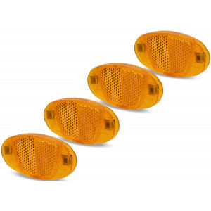 Reflektorid kodarale ACID CMPT orange (4 pcs.)